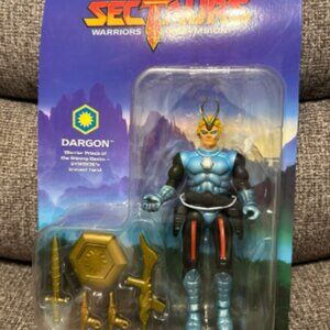 NIB Sectaurs Warriors Of Symbion Dargon Action Figure reissue New in Box